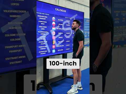 🔥 100-inch Hisense TV! - Official TV of UEFA EURO 2024™ !